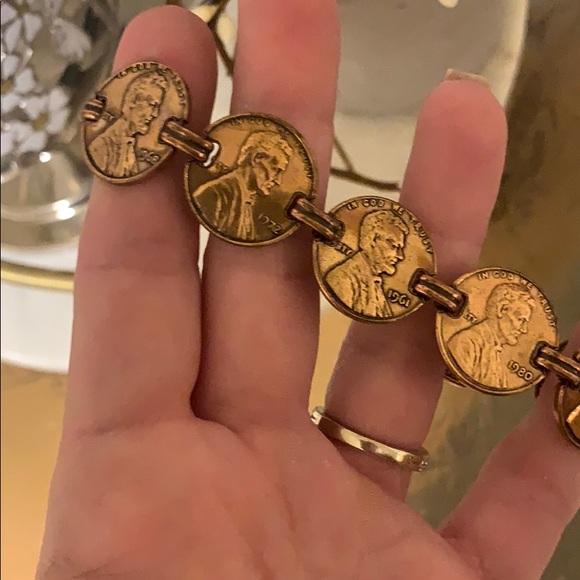 Copper penny bracelet - Picture 5 of 11